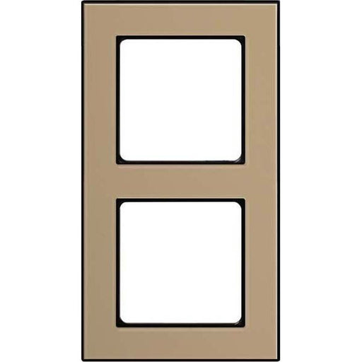 Peha - Abdeckrahmen Rahmen 2-fach D 20.672.244.192 Glaseffekt sand-psw