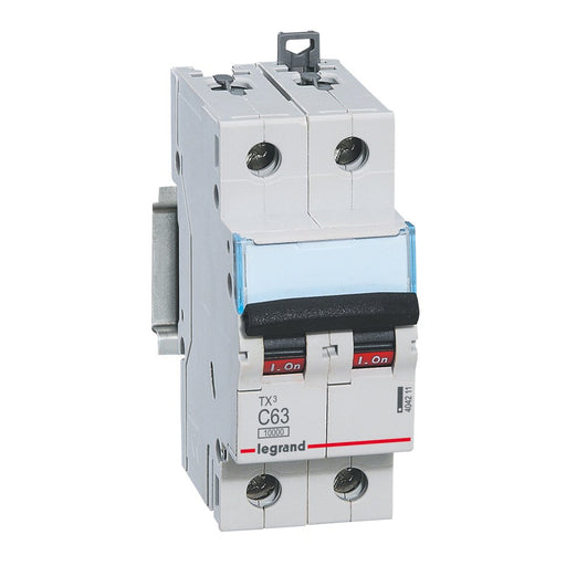 Legrand - Leitungsschutzschalter Legrand 404211 C63A 2-polig 10kA