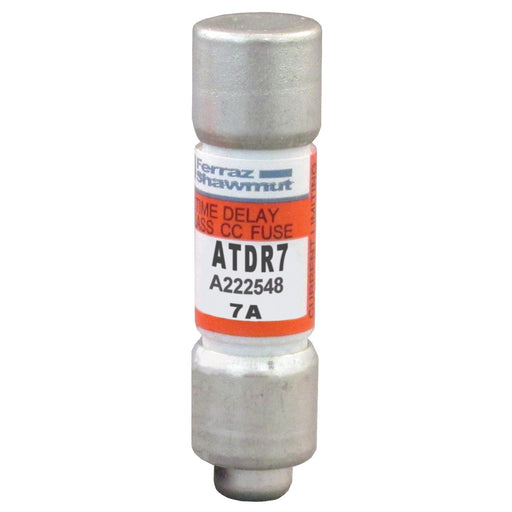 Mersen - Zylindrische Sicherung Sicherungseinsatz Class CC ATDR7 T 10x38 7A − 10 Stück