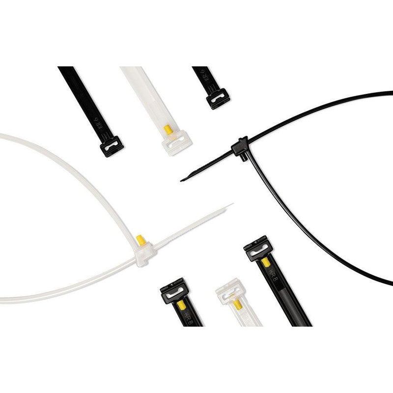 HellermannTyton - Kabelbinder KR6/35-HS-NA-L1 6,0x350 natur − 50 Stück