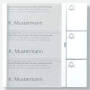 Siedle&Söhne - Funktionsmodul für Türkommunikation Bus-Tasten-Modul BTM 650-03 DG dgr/gli − 1 Stück
