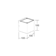 Brumberg Leuchten - Decken-/Wandleuchte LED-Wandleuchte 65235103 3000K, graphit