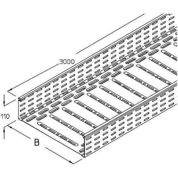 PohlCon (Puk) - Kabelrinne RG 110-30S