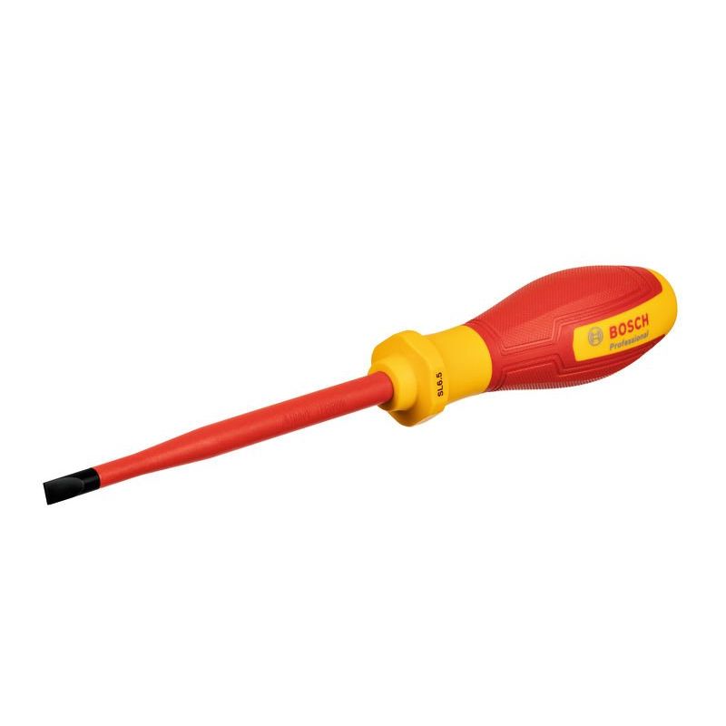 Bosch - Schlitz-Schraubendreher VDE-Schraubendreher 1600A02NC4 SL6,5x125