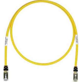 Panduit - Patchkabel Kupfer Patchkabel 10Gig, Kat.6 STP6X2MYL STP, 2,0 m, ge − 10 Stück