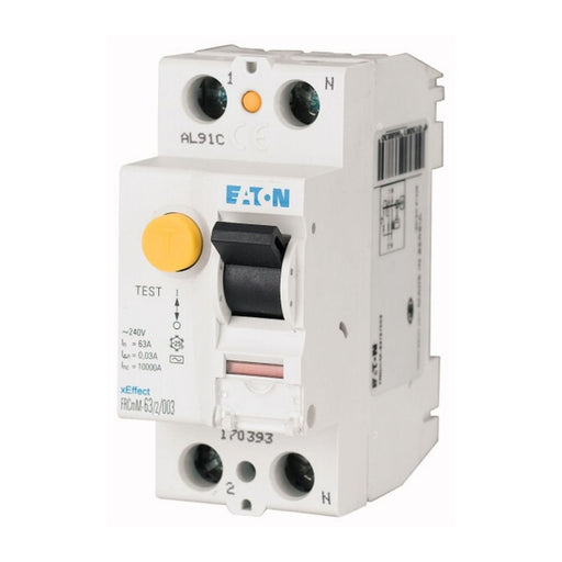 Eaton - Fehlerstrom-Schutzschalter FI-Schalter FRCMM63/2/003GANA110 63A 2pol 30mA