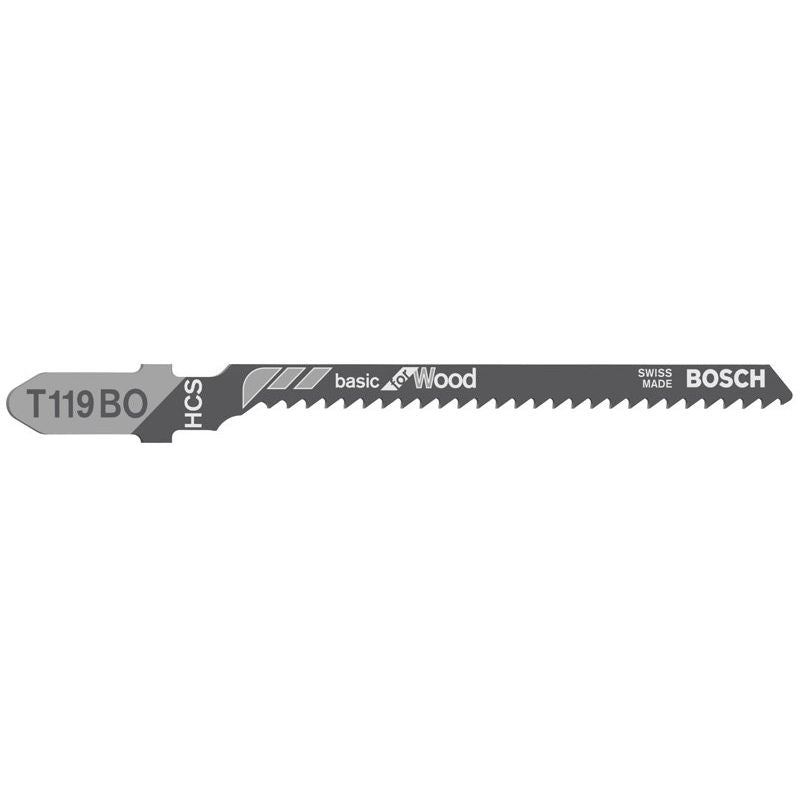 Bosch - Stichsägeblatt Basic for Wood, 3er-Pack 2608637788