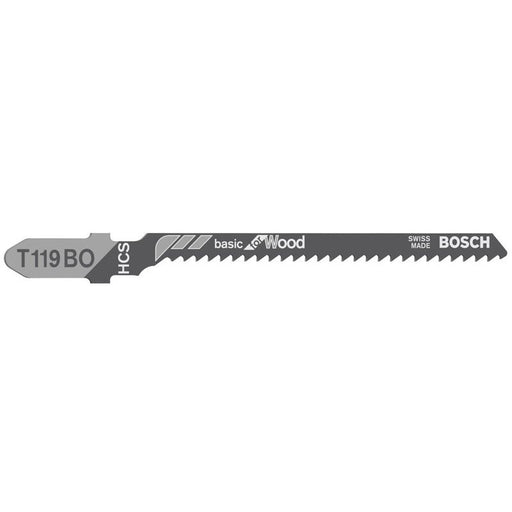 Bosch - Stichsägeblatt Basic for Wood, 3er-Pack 2608637788