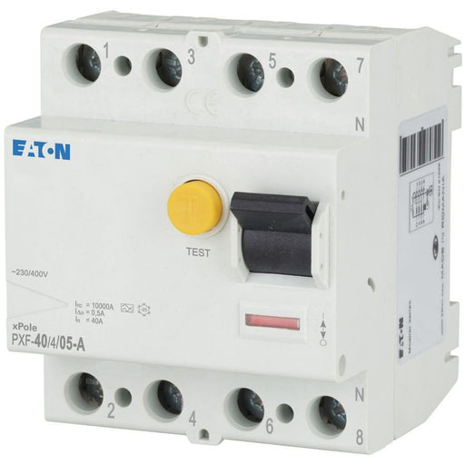 Eaton - Fehlerstrom-Schutzschalter FI-Schutzschalter PXF-40/4/05-A 40A 4p, 500mA
