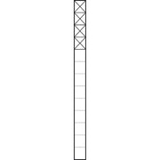 Siedle&Söhne - Kommunikations-Säule Kommunikations-Stele KSF 613-4 SM 1,3m sil/met 4Mod