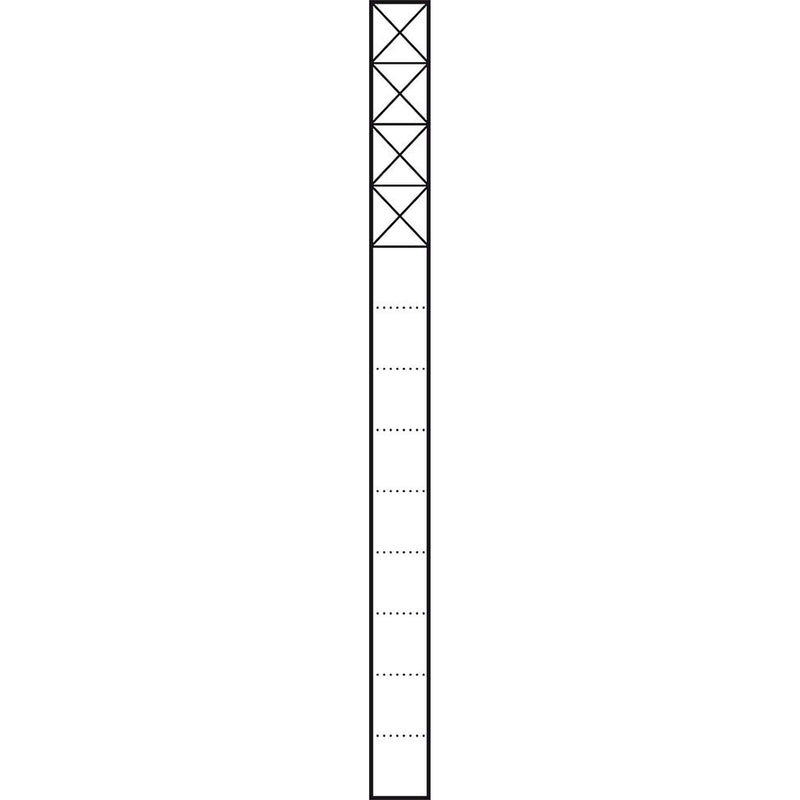 Siedle&Söhne - Kommunikations-Säule Kommunikations-Stele KSF 613-4 SM 1,3m sil/met 4Mod