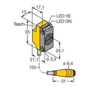 Turck - Lichttaster energetisch Opto Sensor QS18EP6DBQ Lichttaster