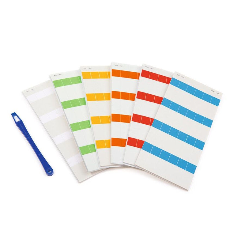 HellermannTyton - Kabelmarkierungssystem Etiketten im Taschenbuch HSMB-C1-1402-BU 12,7x38,1mm