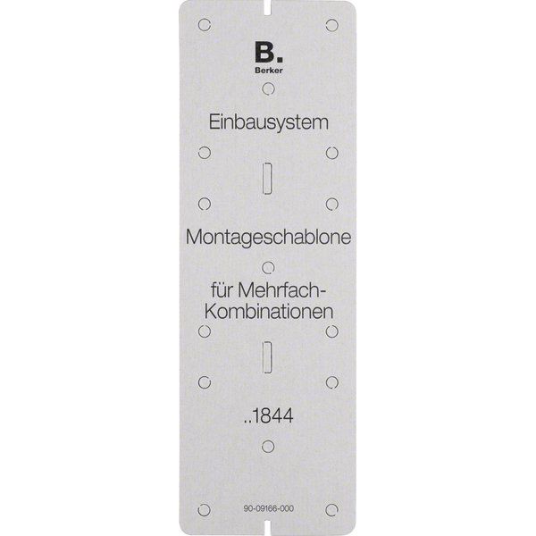 Berker - Montagehilfe Haustechnik EB-Montageschablone 91844