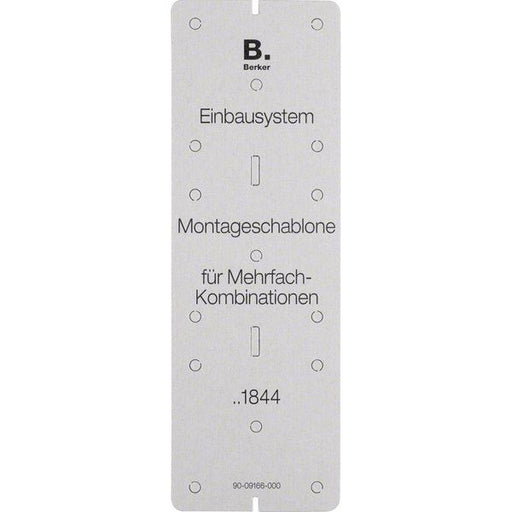 Berker - Montagehilfe Haustechnik EB-Montageschablone 91844