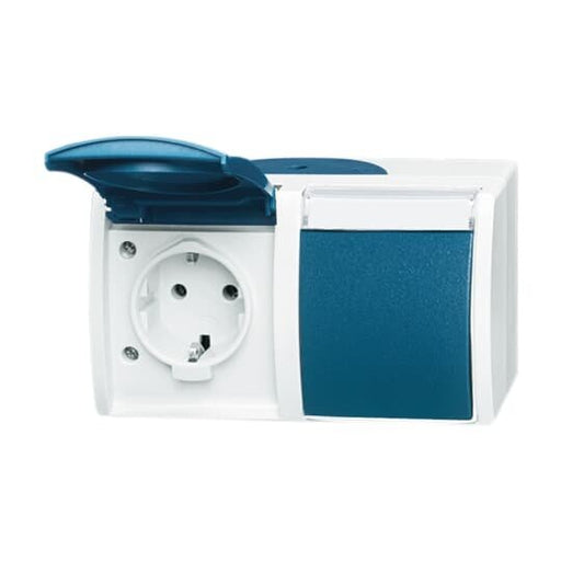 Busch-Jaeger - Steckdose Schuko-Steckdose 2f. 20/2 EWN-53 waagerecht