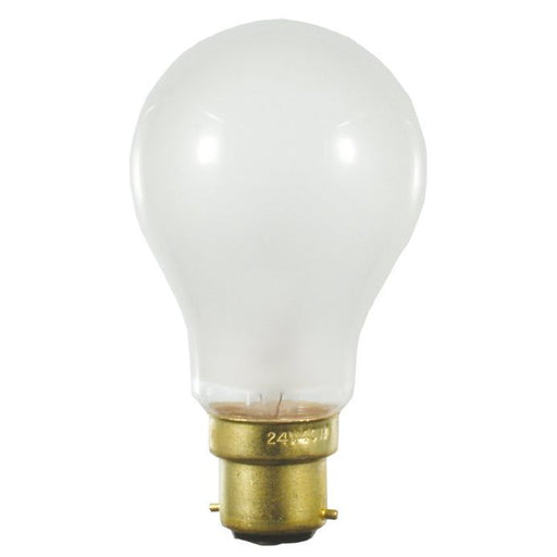 Scharnberger+Hasenbein - Allgebrauchsglühlampe Standard Glühlampe B60x105mm 40771 B22d 24V 25W matt