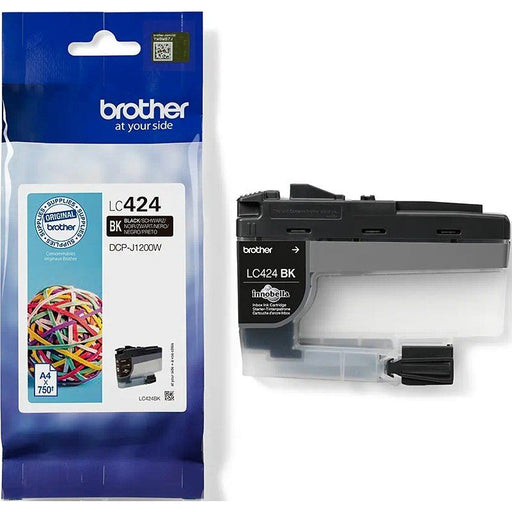 Brother - Verbrauchsmaterial für Telefax/Drucker/MFC Tintenpatrone LC-424BK sw
