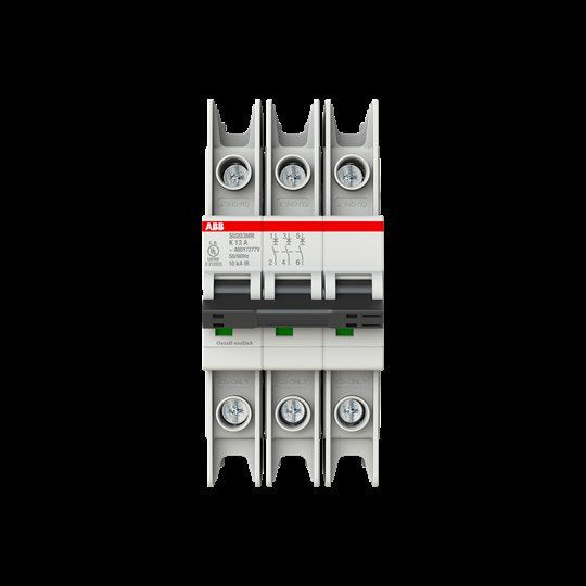 ABB Stotz S&J - Leitungsschutzschalter Sicherungsautomat SU203MR-K13 10kA, 13A, 3P, RTT