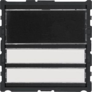 Elcom - Funktionsmodul für Türkommunikation Ruftaster-Modul REU792Y 2/1 LED-Schild 2DONE