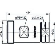 Telegärtner - Koax-Steckverbinder Kabelbuchse 100024482 G23 (1/2Z FLEX)