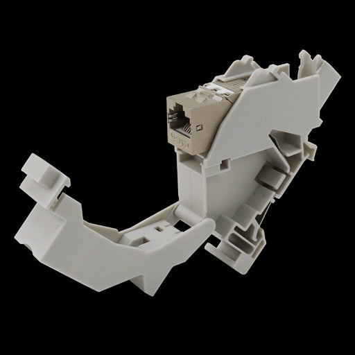 Televes - Modularer Steckverbinder RJ45-Buchse CAT6AB-DIN CAT6ABDIN Hutschinenm.,FTP