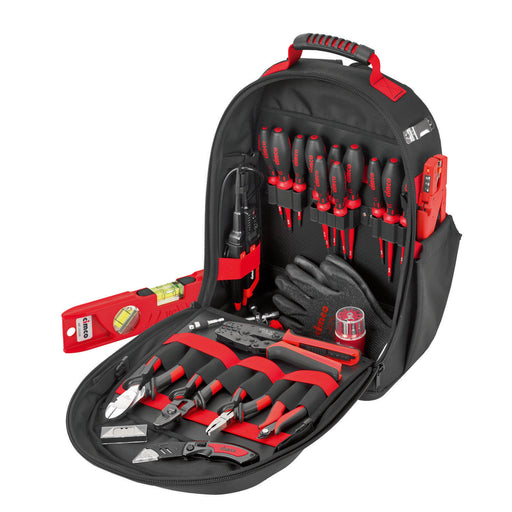 Cimco Werkzeuge - Werkzeugset Industrierucksack Power#170534 24 Qualitätswerkzeug