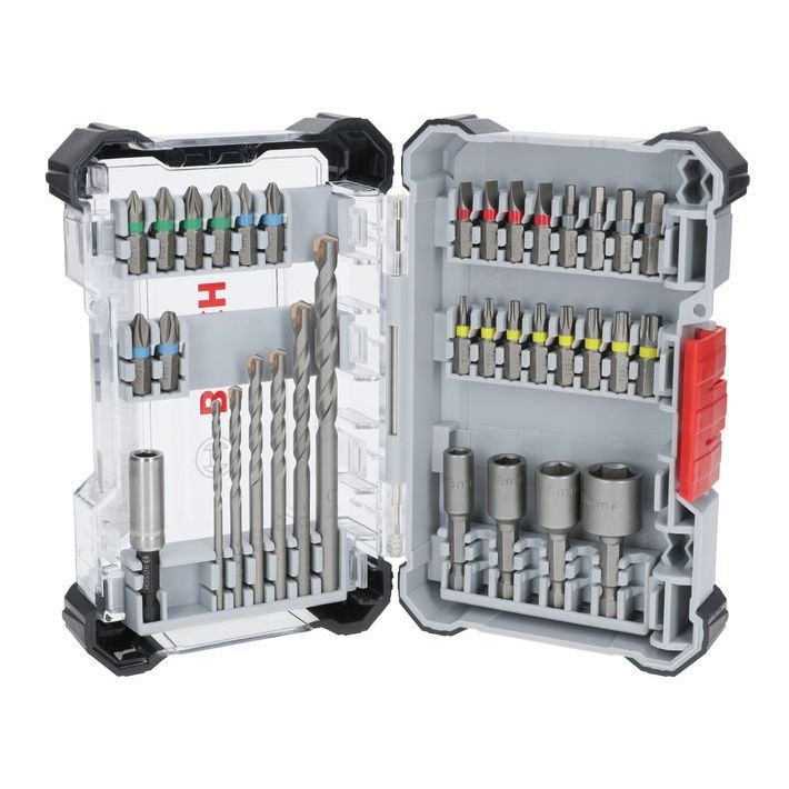 Bosch - Werkzeugset Extra Hard Schrauberbit- 2607017728VE(35) und CYL-3 Bohrer-Set − 3 Packung