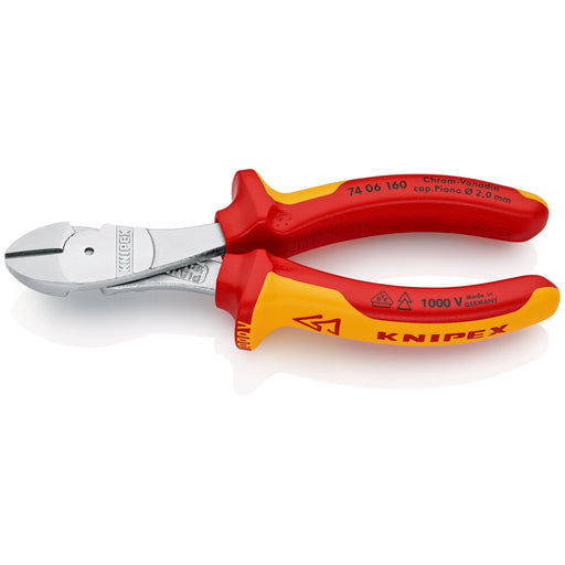 Knipex - Seitenschneider Kraft-Seitenschneider 74 06 160 isoliert, 160mm