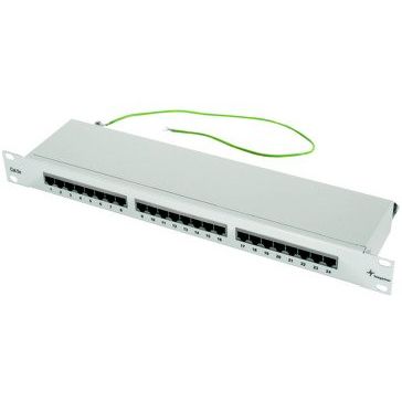 Telegärtner - Patchpanel Kupfer Patch Panel 100007033 MPP24-H Cat.5e, sw