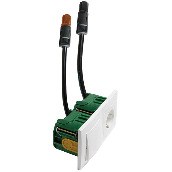 Peha - Schalter-/Steckdosenkombination Socketline Connect H 11.516 #00076671 Geräte-Kombi, rws