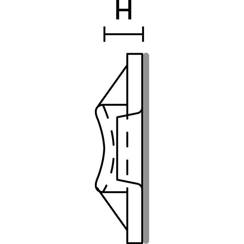 HellermannTyton - Befestigungssockel und -element für Kabelbinder Klebesockel TY8G1S-W-C1 − 100 Stück