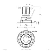 EVN Lichttechnik - Downlight/Strahler/Flutlicht LED-Einbauleuchte modular F02R11AM1830L15P Konfigurationstype