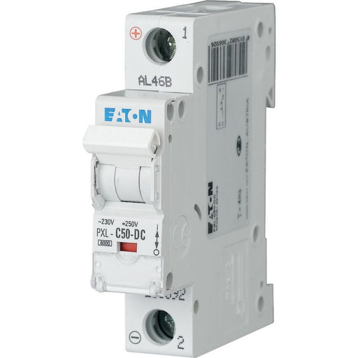 Eaton - Leitungsschutzschalter PXL-C50-DC 50A,1p,Steckkl.C, DC