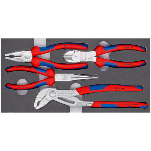 Knipex - Werkzeugset V17 Zangen-Set 00 20 01 V17 Schaumstoff. 4-tlg