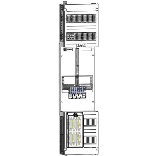 ABN - Zählerfeld Zählerplatz Z17910 3Pkt 1Z NH00