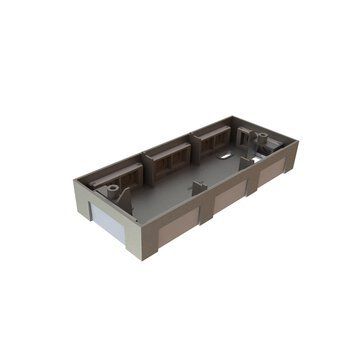 RP-Technik - Mechanisches Zubehör/Ersatzteile für Leuchten Aufputzadapter AM-X-APA-AZ anthrazit