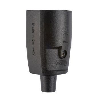 ABL - Schutzkontaktkupplung Compact- Kupplung 100000055 1565 SK PP BS sw − 10 Stück