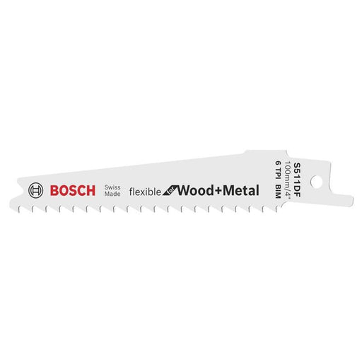 Bosch - Säbelsägeblatt Flexible for Wood and 2608657723 Metal, 5er-Pack