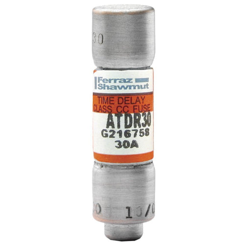 Mersen - Zylindrische Sicherung Sicherungseinsatz Class CC ATDR30 T 10x38 30A − 10 Stück