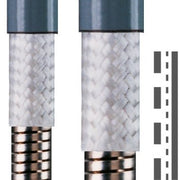 Flexa - Metall-Schutzschlauch Silikonschutzschlauch PSLVA, ID3,3xAD5,3mm grau AD 3,3 x 5,3 mm − 100 Meter