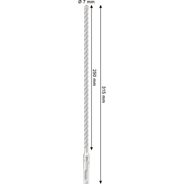 Bosch - Bohrer PRO SDS plus-5X 2608707233 Hammerbohrer 7 x 250