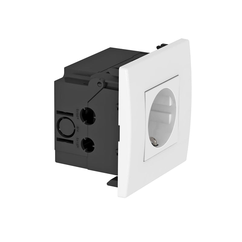 OBO Bettermann - Steckdose Steckdoseneinheit SDE-RW D0RW1 1fach 84x84x59mm rws