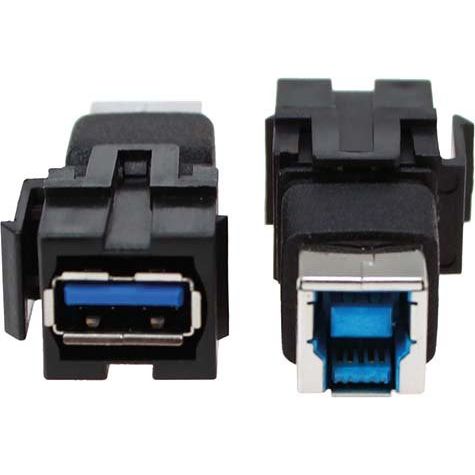 Bachmann - Einsatz/Abdeckung für Kommunikationstechnik Keystone Custom Modul 917.400 1xUSB 3.0 A/B
