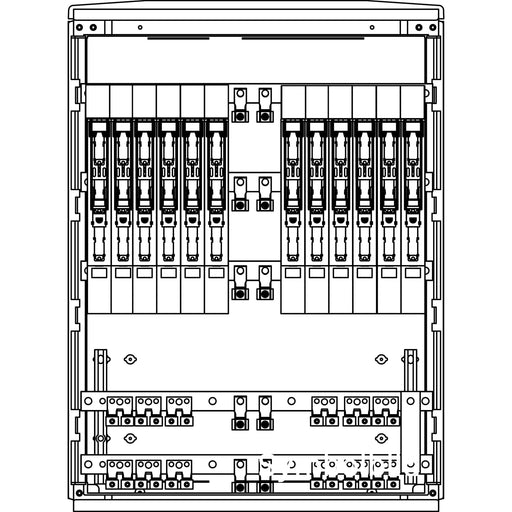Elsta Mosdorfer - Kabelverteilerschrank LS81S.DV08 mit Sammelschienen