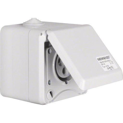 Berker - CEE-Steckdose (IEC 60309) CEE-Steckdose 3-polig Ap 558101 16A m.Klappdeckel