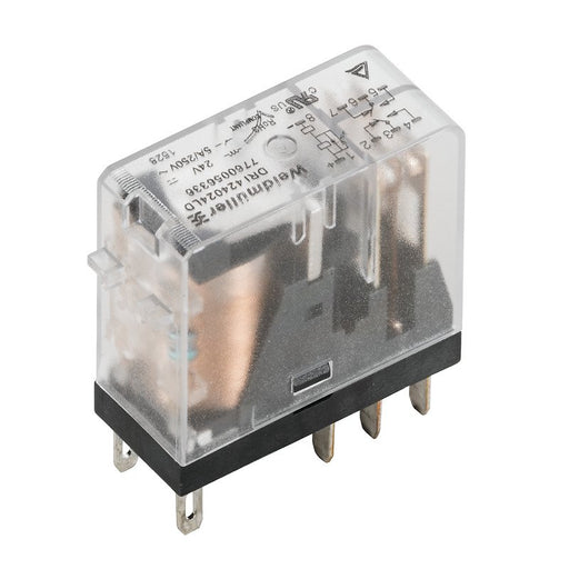 Weidmüller - Schaltrelais Miniatur-Industrierelais DRI424024 24VDC 2Wechsler − 20 Stück