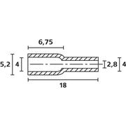HellermannTyton - Durchführungstülle Schutzkappe HV4819-PVC-NA-N1 − 2000 Stück