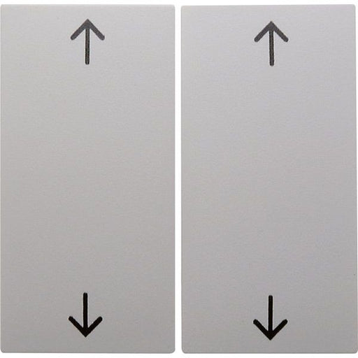 Berker - Abdeckung/Bedienelement für Installationsschalterprogramme Wippe pws 16441909 Symbol Pfeil