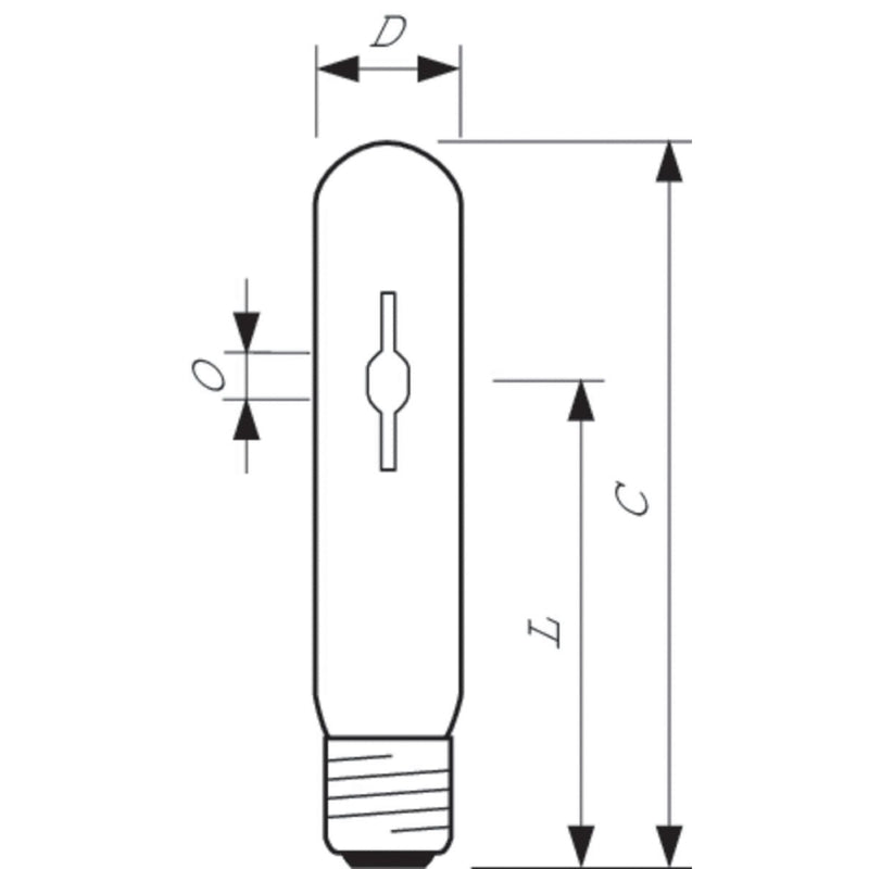 Philips Lighting - Halogen-Metalldampflampe ohne Reflektor Entladungslampe CDO-TT 70W/828 E27 70W 828